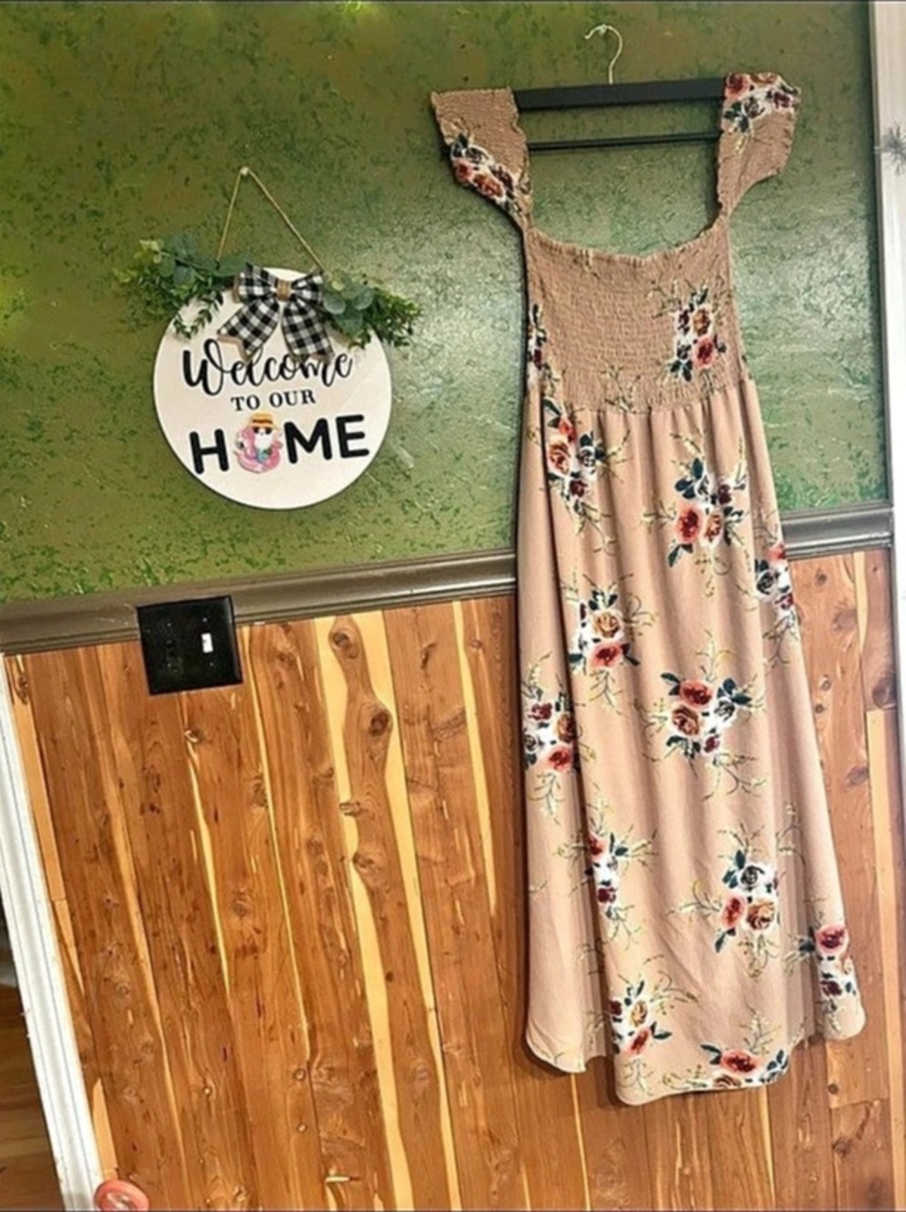Floral Maxi Dress in Pink